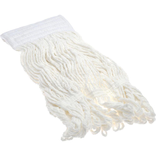 Pro-Source 09246398 Wet Mop Loop Clamp Jaw, Small, White Mop, Rayon
