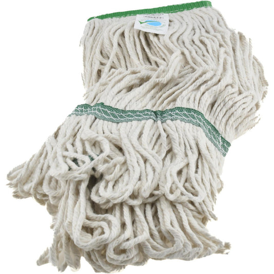 Pro-Source 09246430 Wet Mop Loop Clamp Jaw, Small, White Mop, Blended Fiber