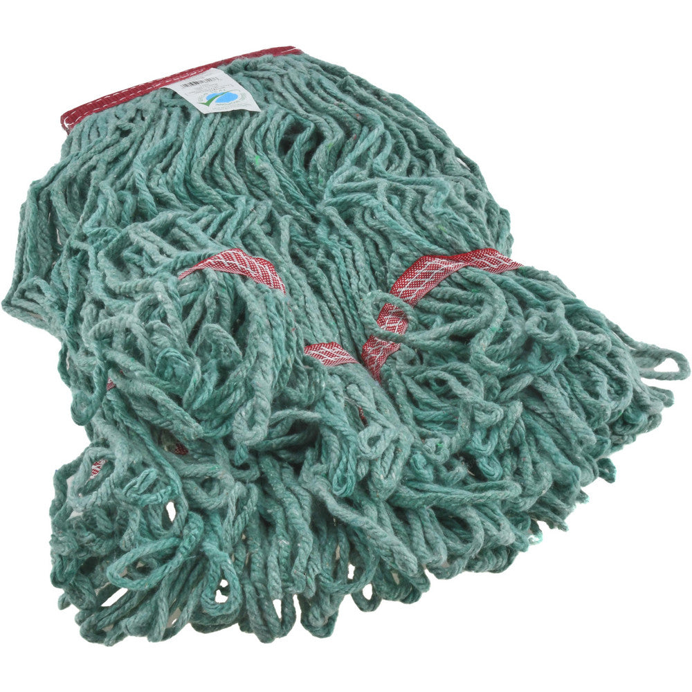 Pro-Source 09246471 Wet Mop Loop Clamp Jaw, X-Large, Green Mop, Blended Fiber