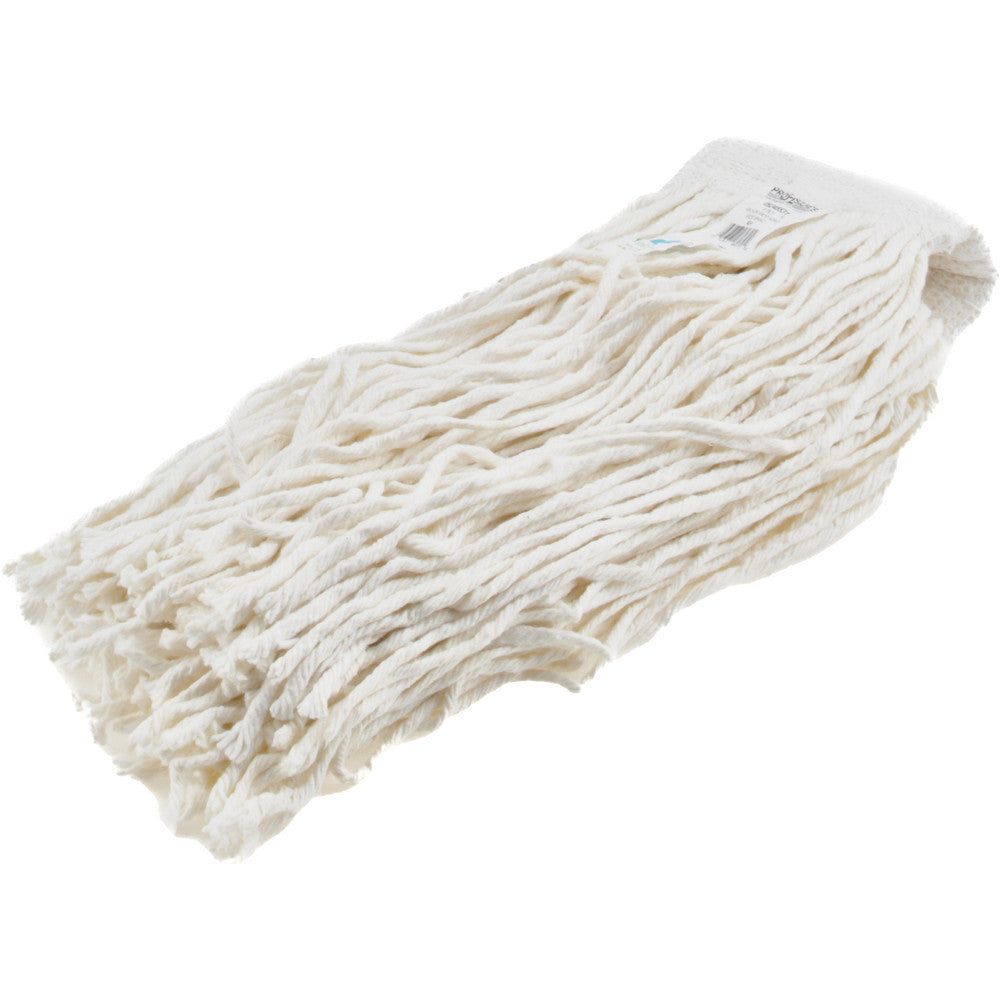 Pro-Source 09246497 Wet Mop Cut Clamp Jaw, Small, White Mop, Cotton