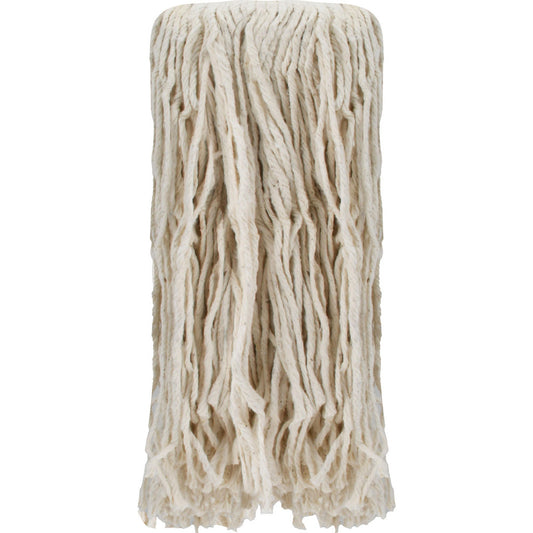 Pro-Source 09246505 Wet Mop Cut Clamp Jaw, Medium, White Mop, Cotton