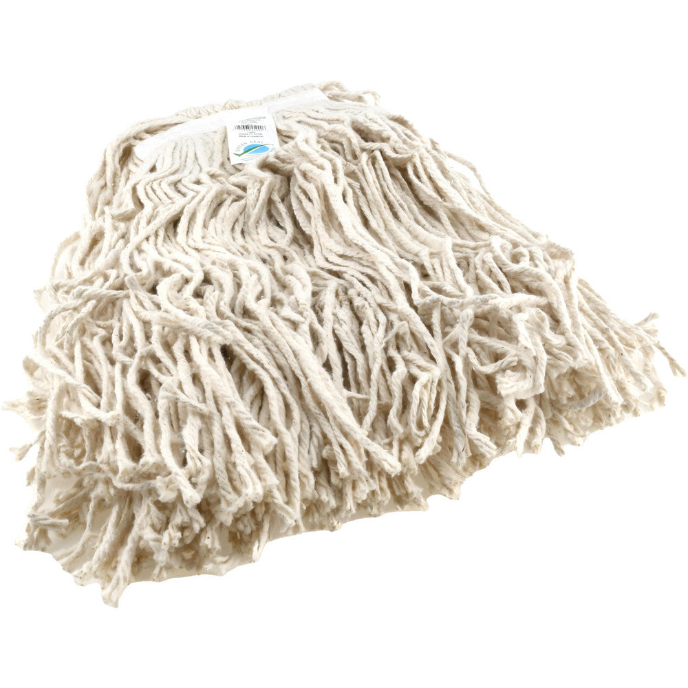 Pro-Source 09246513 Wet Mop Cut Clamp Jaw, X-Large, White Mop, Cotton