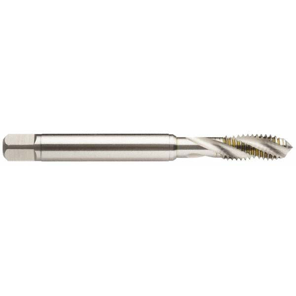 Guhring 9029120127000 Spiral Flute Tap 1/2-13, UNC, 4 Flute, Modified Bottoming, 2BX Class of Fit, Powdered Metal, TICN Finish