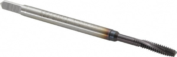 Guhring 9029220028450 Spiral Flute Tap #4-40, UNC, 3 Flute, Modified Bottoming, 2BX Class of Fit, Powdered Metal, TiAlN Finish
