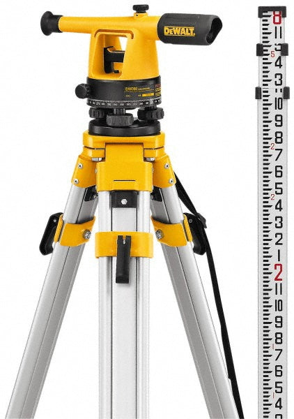 DeWALT DW090PK 20x Magnification, 5 to 200 Ft. Measuring Range, Transit Optical Level Kit