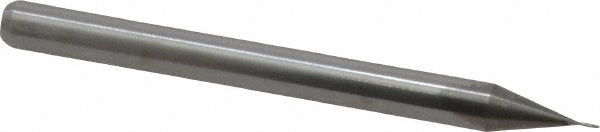 Kyocera SGS Precision Tools 00821 Square End Mill 0.015'' Dia, 0.045'' LOC, 1/8'' Shank Dia, 1-1/2'' OAL, 2 Flutes, Solid Carbide