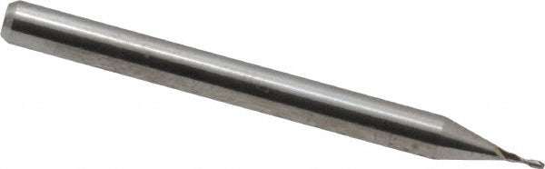 Kyocera SGS Precision Tools 00831 Square End Mill 0.0250" Dia, 0.0750" LOC, 2 Flute, Solid Carbide