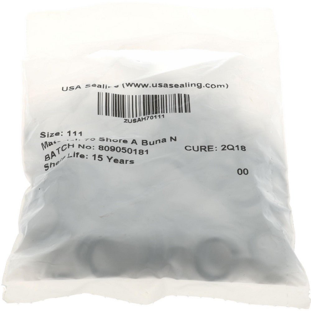 Value Collection ZMSCH70111 O-Ring 7/16" ID x 5/8" OD, 3/32" Thick, Dash 111, Nitrile Butadiene Rubber