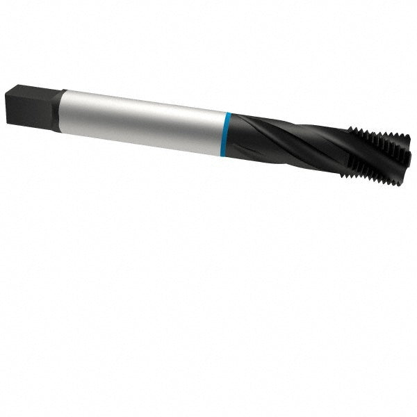 Emuge CU503210.5017 Spiral Flute Tap 7/8-9 UNC, 4 Flutes, Modified Bottoming, 3B Class of Fit, Cobalt, Oxide Coated