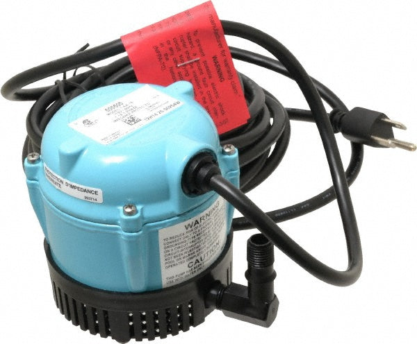 Little Giant Pumps 500500 Submersible Pump 1.1 Amp Rating
