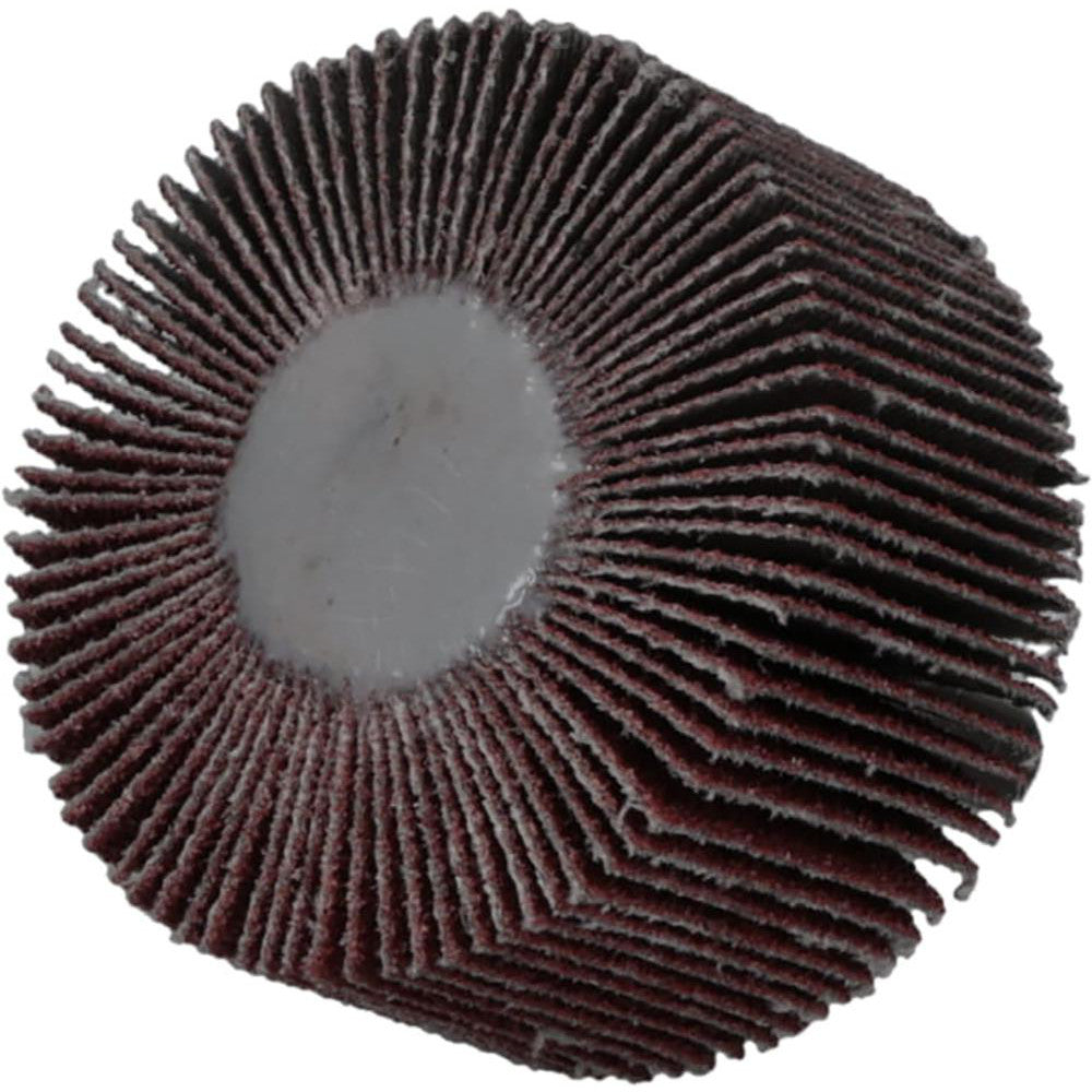 3M 7100178228 Mounted Flap Wheel 2" Dia, 1" Face Width, 80 Grit, Aluminum Oxide