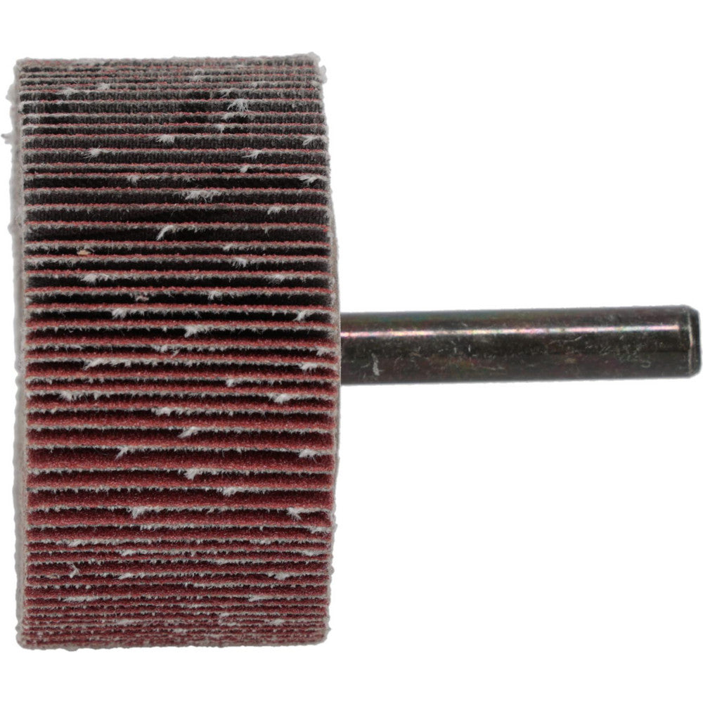 3M 7100178226 Mounted Flap Wheel 2" Dia, 1" Face Width, 120 Grit, Aluminum Oxide