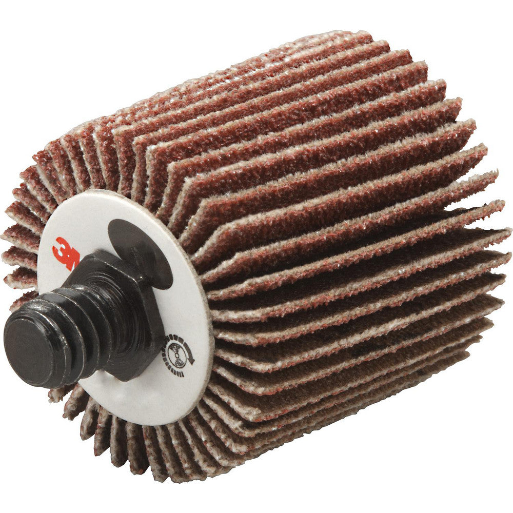 3M 7100178245 Mounted Flap Wheel 1" Face Width, 60 Grit, Aluminum Oxide