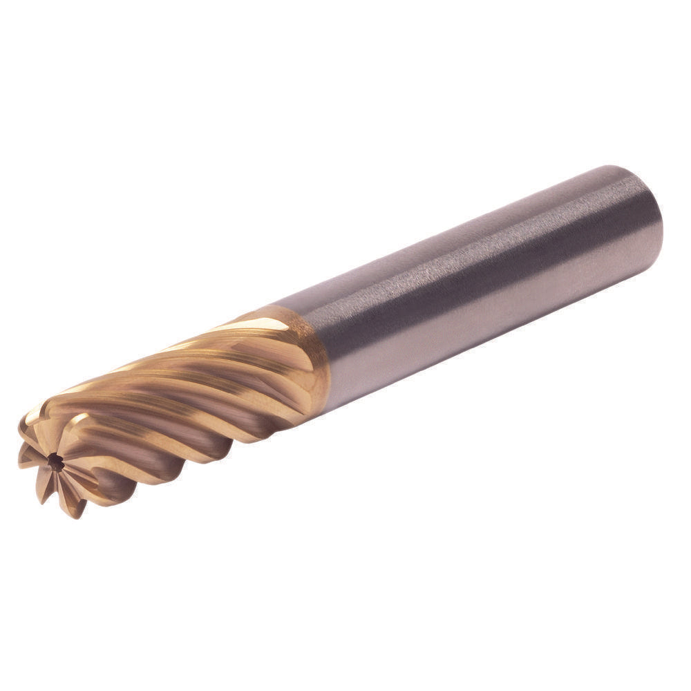 Kennametal 7102435 Corner Radius End Mill 0.5" Dia, 1.0000" LOC, 35 deg Helix, Corner Radius End,   Series HARVI IV