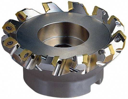 Seco 02422141 2.52" Cut Diam, 3/4" Arbor Hole, 0.236" Max Depth of Cut, 45&deg Indexable Chamfer & Angle Face Mill