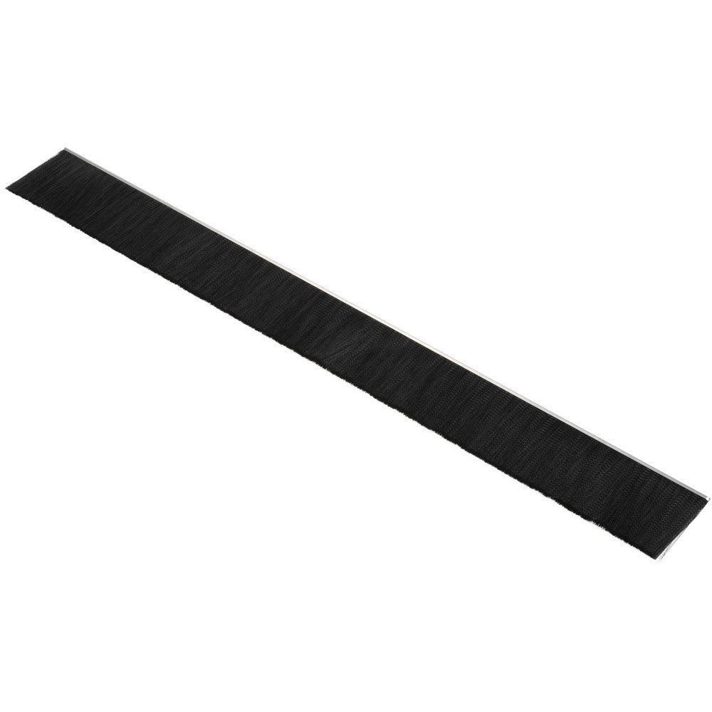 Pro-Source MB400836 1/2" Back Strip Brush Width, Metal Black Nylon Strip Brush