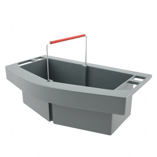 Rubbermaid FG264900GRAY Rubbermaid Commercial BRUTE Maid Caddy Compatible with BRUTE 44 Gal Containers, Gray