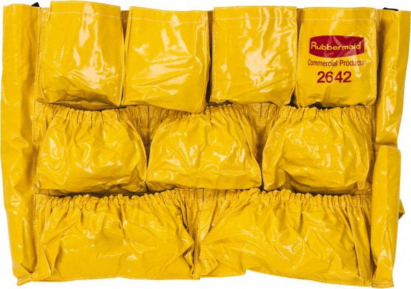 Rubbermaid FG264200YEL UNTOUCHABLE Square Trash Can, 23 gal, Yellow