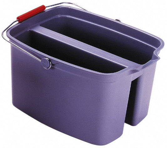 Rubbermaid FG262888GRAY 19 Qt Plastic Double Pail