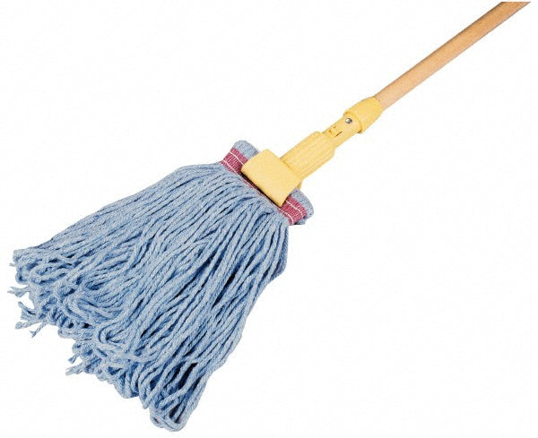 Rubbermaid FGE23800BL00 Wet Mop Loop Clamp Jaw, Large, Blue Mop, Blended Fiber