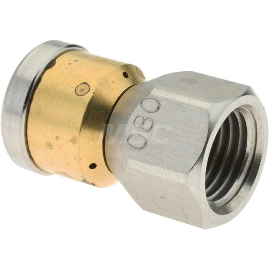 Pro-Source 200049610 3,000 psi Rotating, Stainless Steel, Sewer Pressure Washer Nozzle