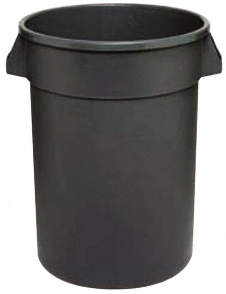 Continental 4444GY Trash Can 44 gal, Round, Gray
