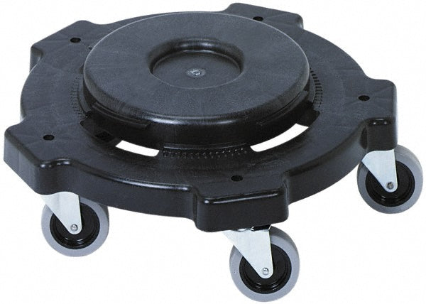 Continental 3255-4 Round Polyethylene Twist-On Trash Can Dolly
