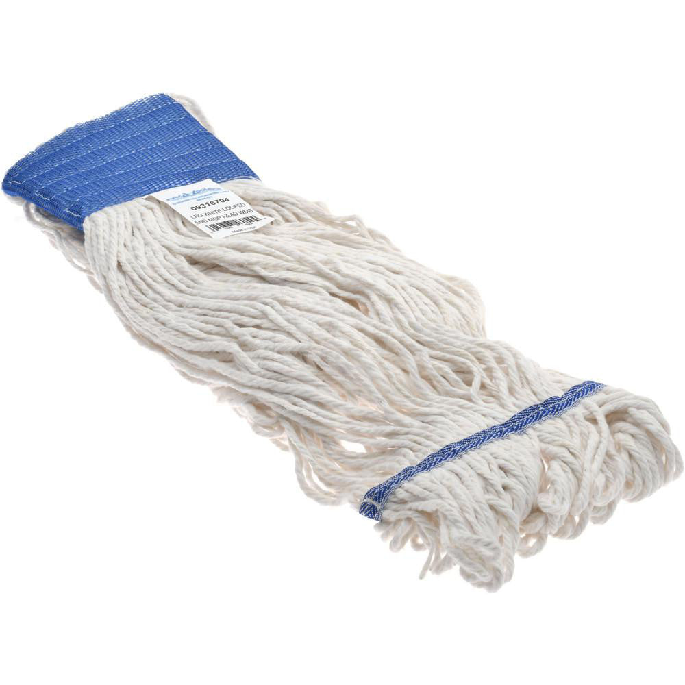 Pro-Source 09316704 Wet Mop Loop Clamp Jaw, Large, White Mop, Blended Fiber