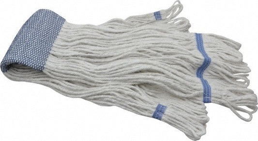 Pro-Source 09316712 Wet Mop Loop Clamp Jaw, X-Large, White Mop, Blended Fiber