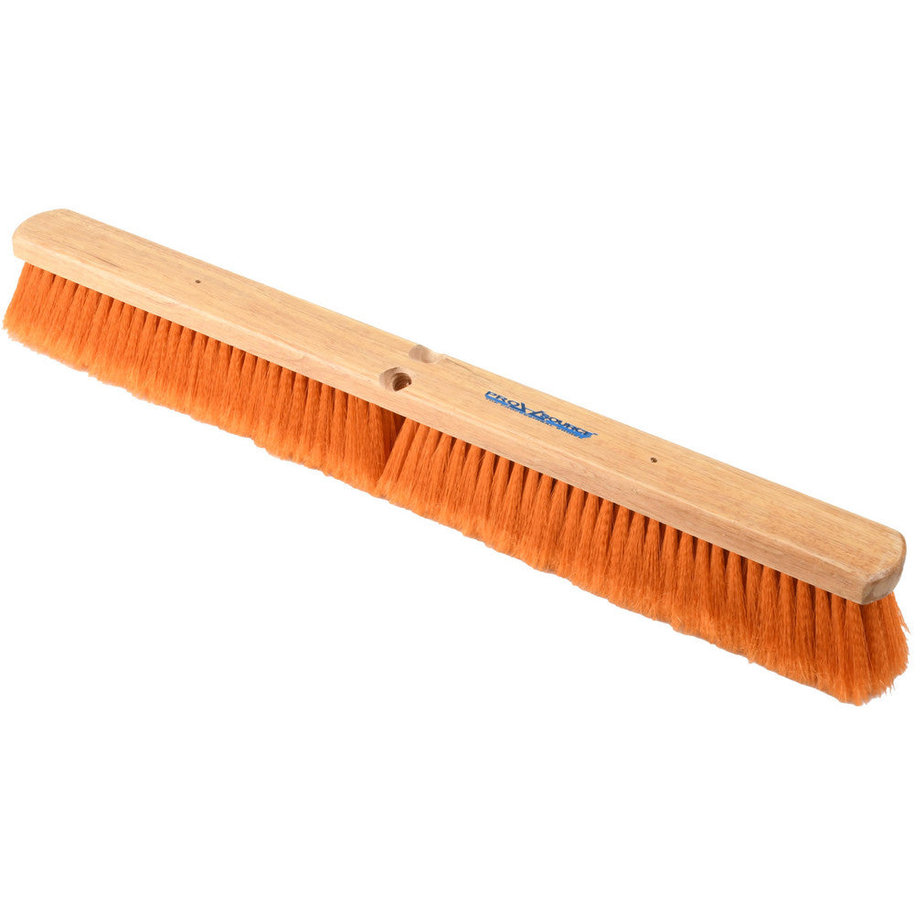 Pro-Source SWP30-ORG Push Broom 30" Wide, Polypropylene Bristle