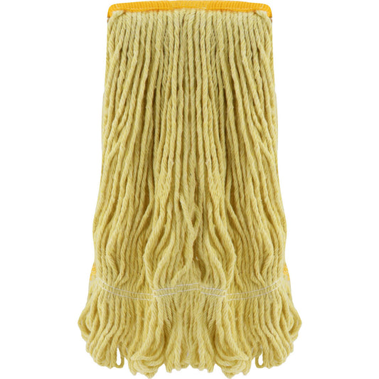 Pro-Source 09319799 Wet Mop Loop Clamp Jaw, Medium, Yellow Mop, Rayon