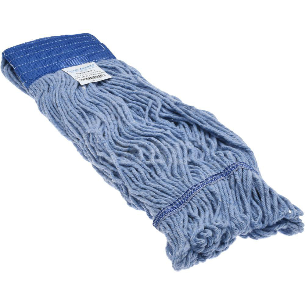 Pro-Source 09319831 Wet Mop Loop Clamp Jaw, Large, Blue Mop, Blended Fiber