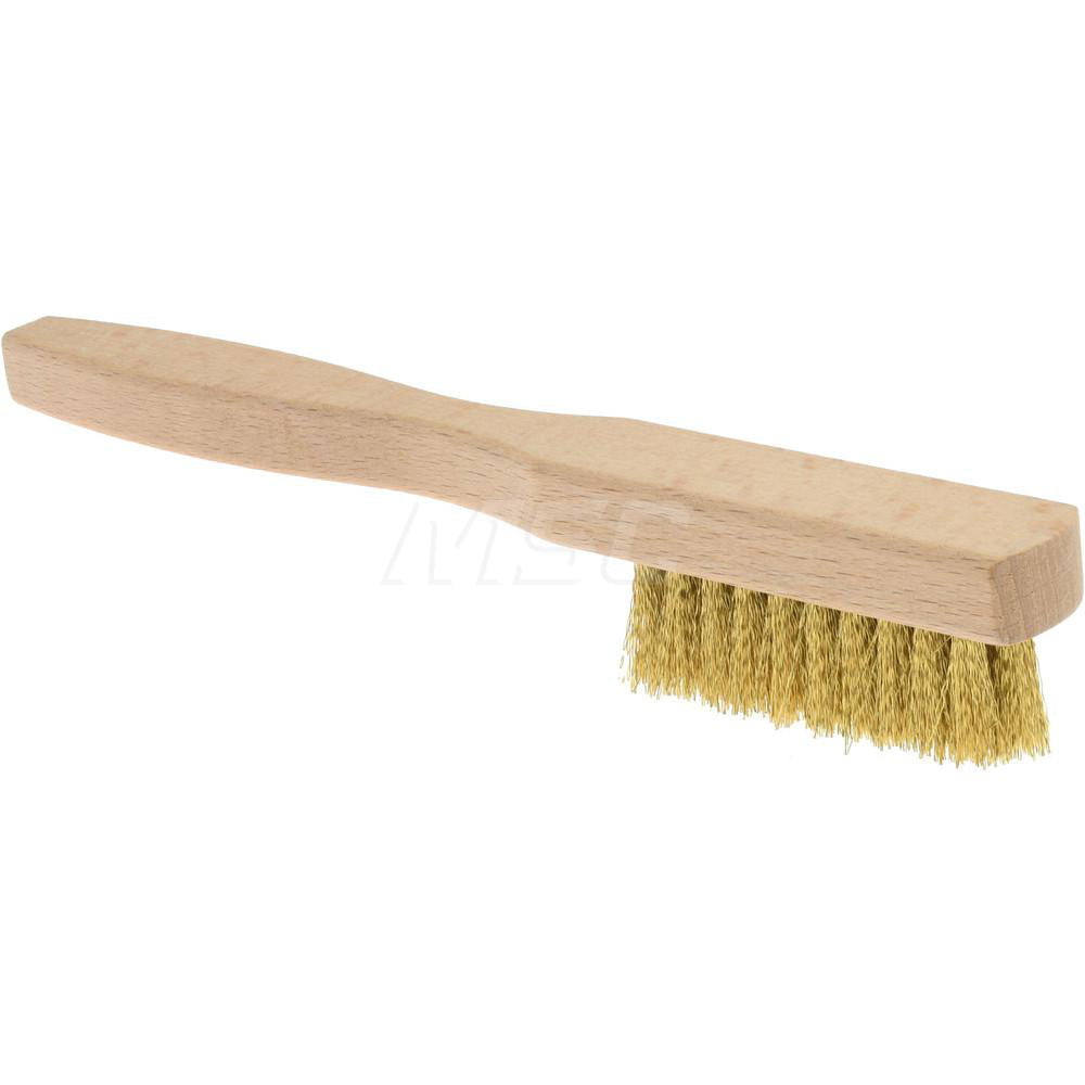 Pro-Source 8158-B 3 x 10 Rows, 6 Row, Wire Brush, 5/8" Brass Trim