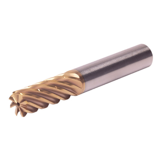 Kennametal 7102876 Corner Radius & Corner Chamfer End Mills Mill Diameter (Inch) 5/8  Mill Diameter (Decimal Inch) 0.6250  Number Of Flutes 8  Length of Cut (Inch) 1-5/8  Single Or Double End Single  End Mill Material Solid Carbide
