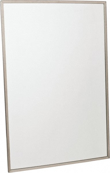 AMERICAN SPECIALTIES INC 0620-2436 24 Inch Wide x 36 Inch High, Theft Resistant Rectangular Glass Washroom Mirror