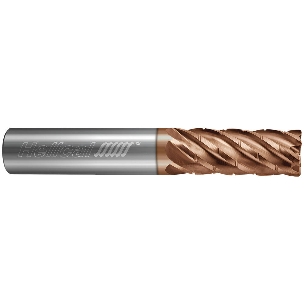 Helical Solutions 83239 Corner Radius End Mill 1/8" Dia, 1/2" LOC, 0.0100" Radius, 4 Flute, Solid Carbide