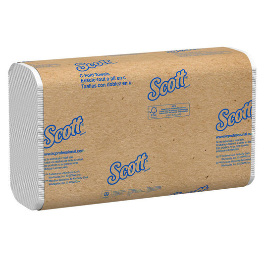 Scott 01510 Scott Essential C Fold Paper Towels with Fast-Drying Absorbency Pockets (01510)