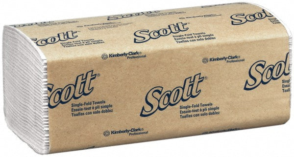 Scott 01700 Essential Single-Fold Paper Towels, White