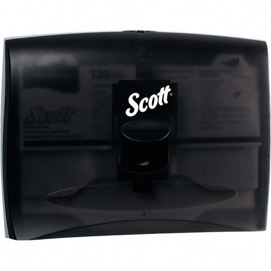 Scott 09506 125 Capacity Smoke Gray Plastic Toilet Seat Cover Dispenser