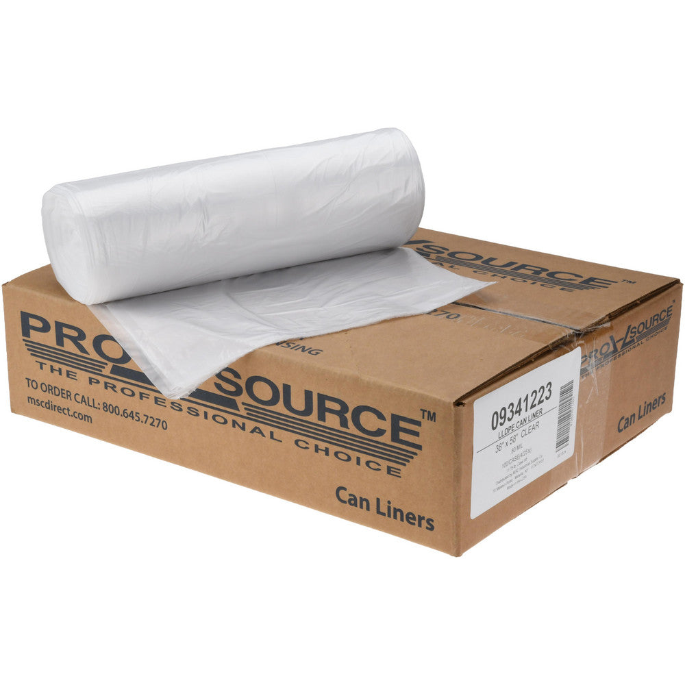 Pro-Source PSRC6141HP Household Trash Bags 60 gal, 0.8 mil, 100 Pack