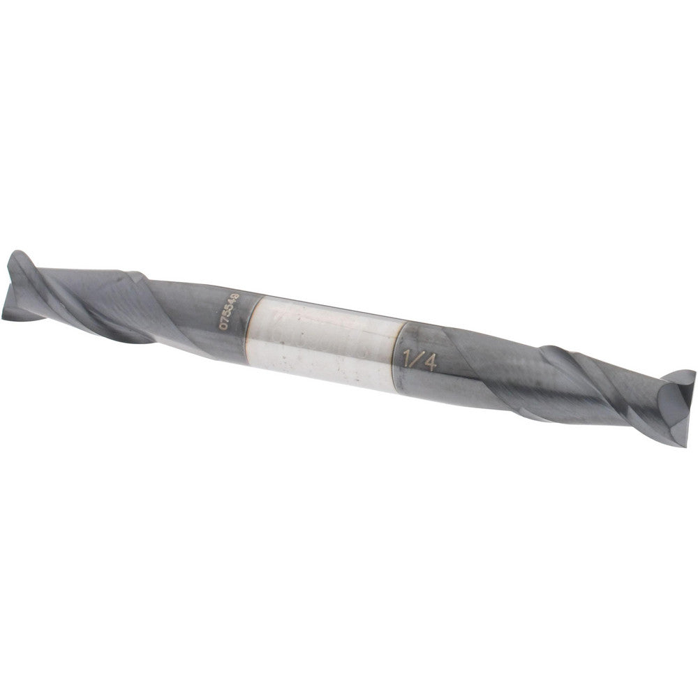 Accupro 09390493 Square End Mill 1/4'' Dia, 1/2'' LOC, 1/4'' Shank Dia, 2-1/2'' OAL, 2 Flutes, Solid Carbide