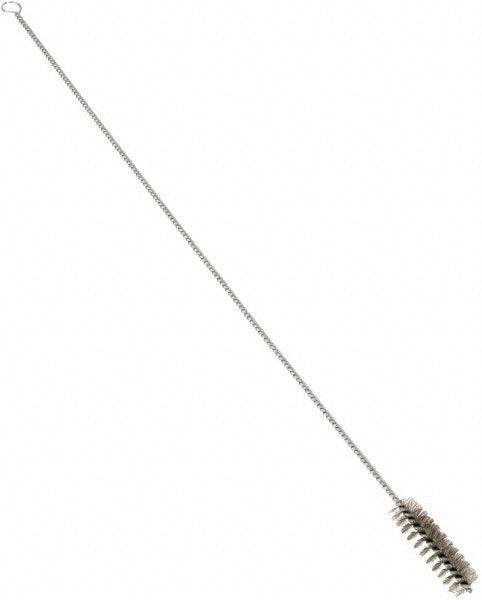 Schaefer Brush 14452 3" Long x 7/8" Diam Stainless Steel Long Handle Wire Tube Brush