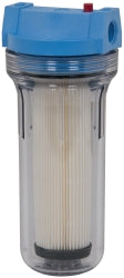 Pentair 151046 4-5/8" Outside Dia, 14" Cartridge Length, 20 Micron Rating, Cartridge Filter Assembly