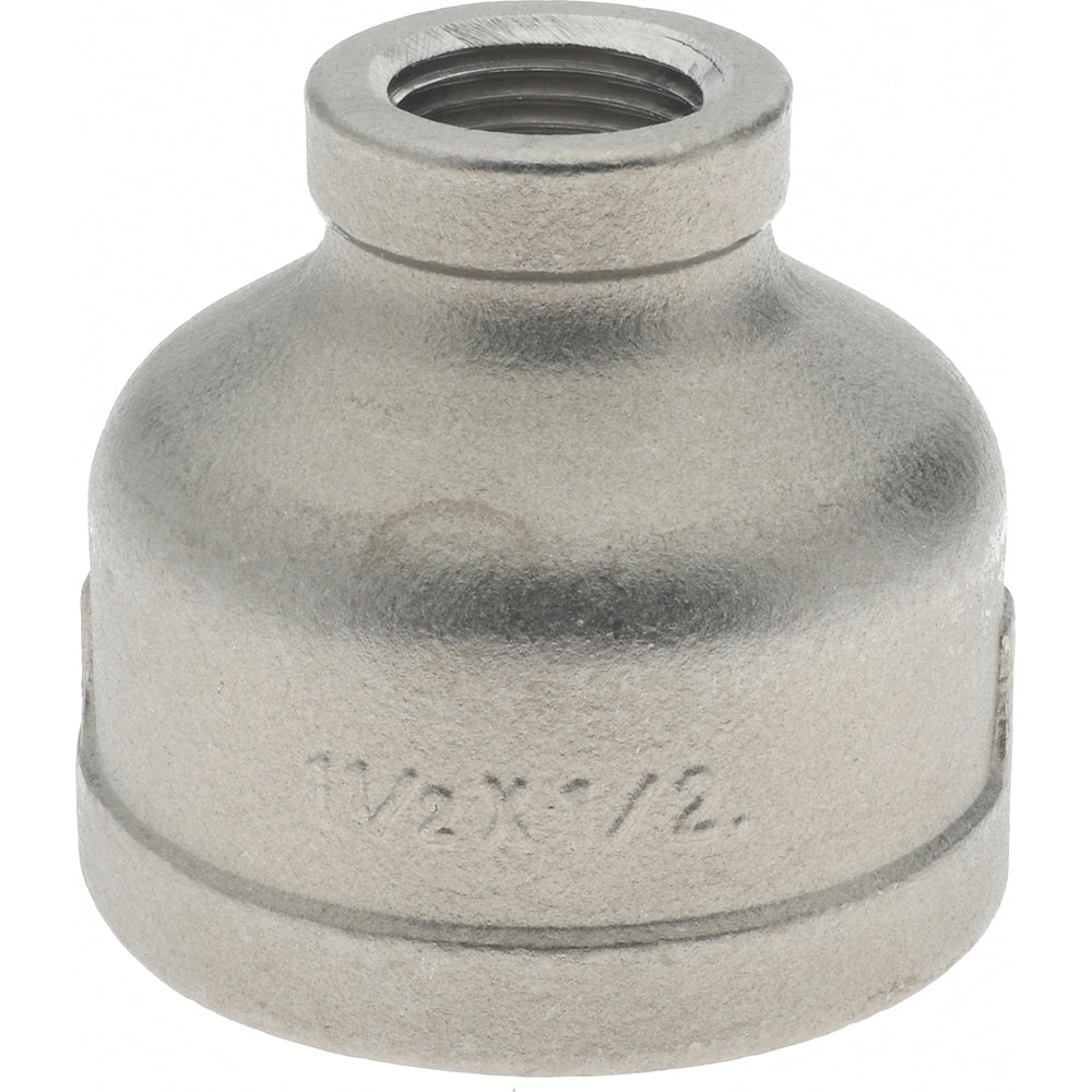 Merit Brass K412-2408 Pipe Reducer 1-1/2 x 1/2", 304 Stainless Steel