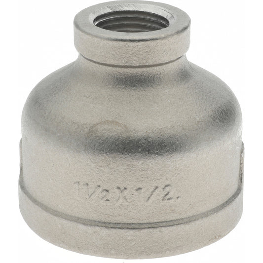 Merit Brass K412-2408 Pipe Reducer 1-1/2 x 1/2", 304 Stainless Steel