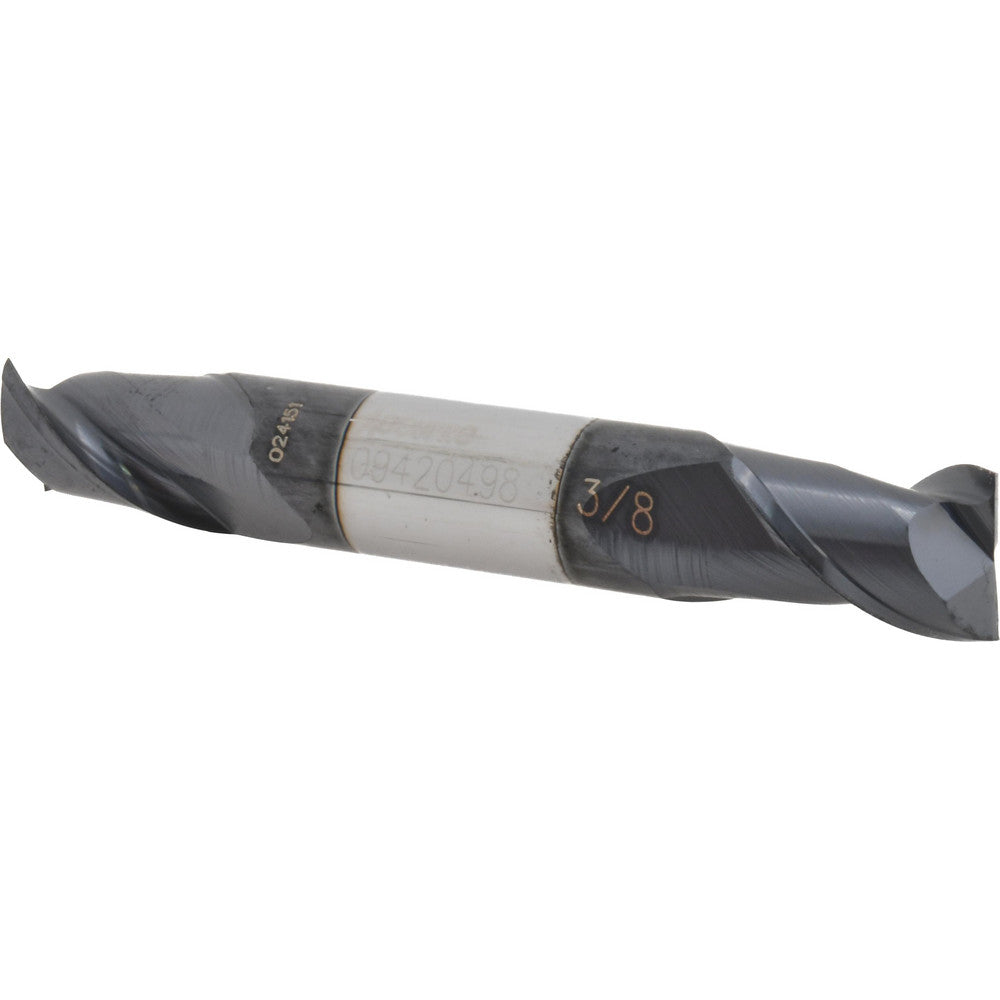Accupro 09420498 Square End Mill 3/8'' Dia, 1/2'' LOC, 3/8'' Shank Dia, 2-1/2'' OAL, 2 Flutes, Solid Carbide