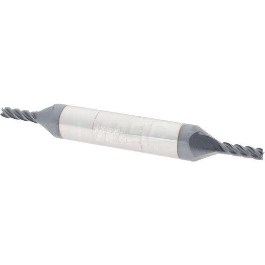 Accupro 09420555 Square End Mill 1/8'' Dia, 3/8'' LOC, 3/8'' Shank Dia, 3'' OAL, 4 Flutes, Solid Carbide