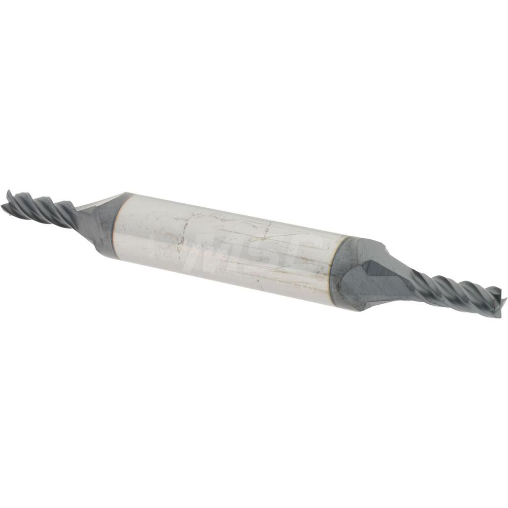 Accupro 09420563 Square End Mill 5/32'' Dia, 7/16'' LOC, 3/8'' Shank Dia, 3'' OAL, 4 Flutes, Solid Carbide