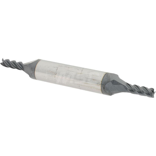Accupro 09420563 Square End Mill 5/32'' Dia, 7/16'' LOC, 3/8'' Shank Dia, 3'' OAL, 4 Flutes, Solid Carbide