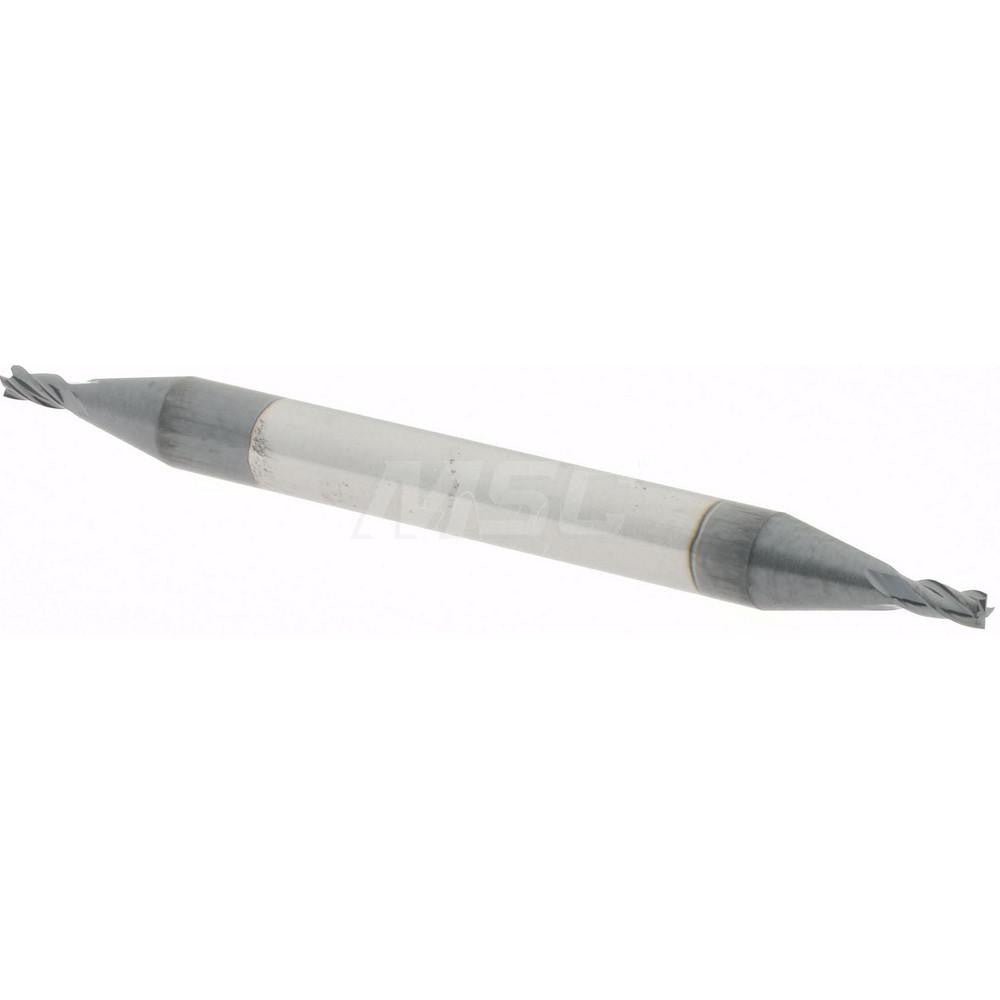 Accupro 09420688 Square End Mill 3/64'' Dia, 3/32'' LOC, 1/8'' Shank Dia, 1-1/2'' OAL, 4 Flutes, Solid Carbide